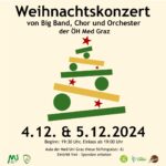 Weihnachtskonzerte der ÖH Med Graz am 04. und 05.12.2024